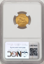 1915-S $2.50 Panama-Pacific Quarter Eagle Commemorative Gold NGC MS66+