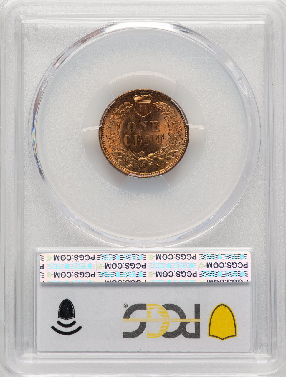1904 1C RD Indian Cent PCGS MS65