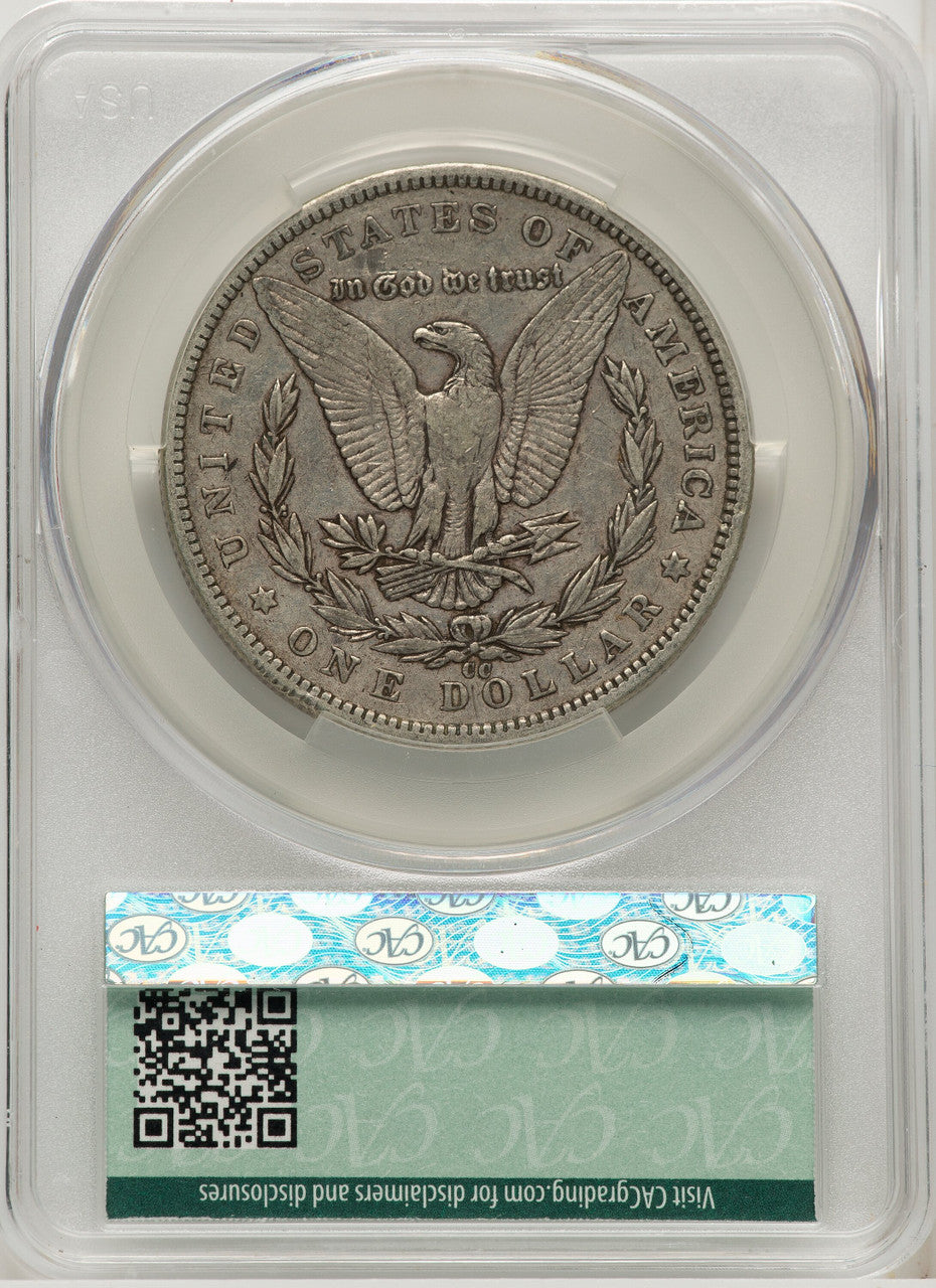 1893-CC Morgan Dollar CACG XF40