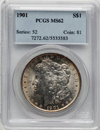 1901 Morgan Dollar PCGS MS62 (776660024)