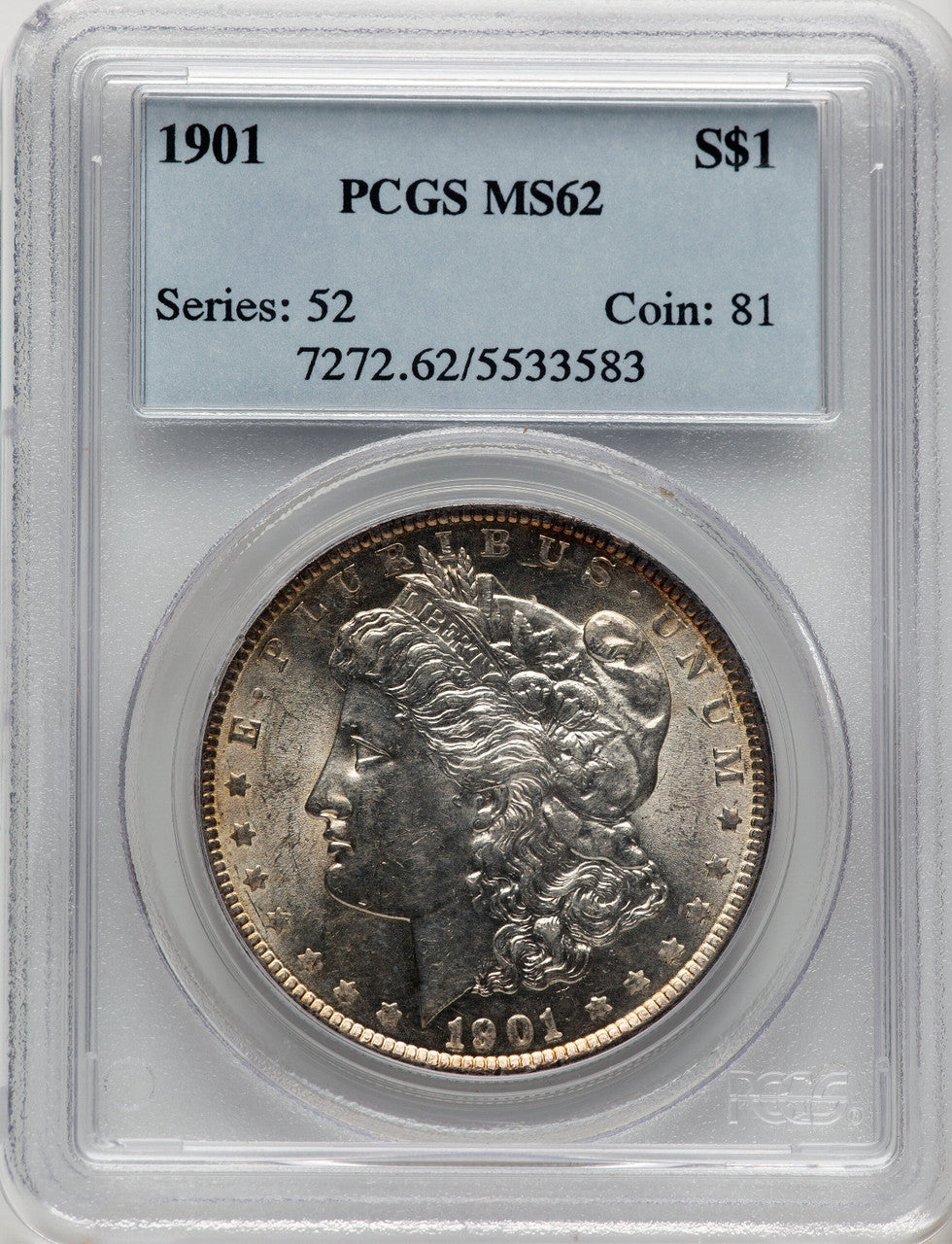 1901 Morgan Dollar PCGS MS62 (776660024)