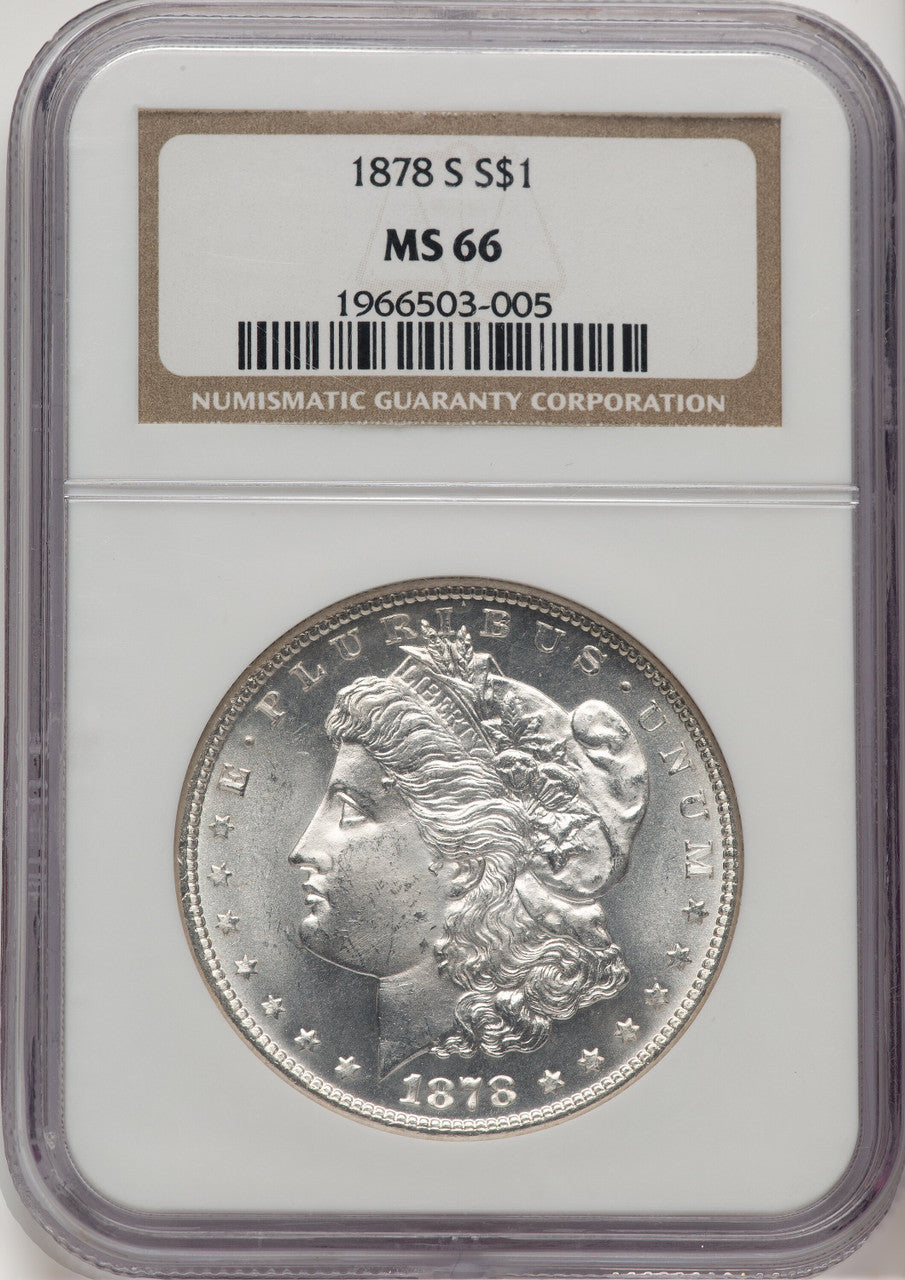 1878-S Morgan Dollar NGC MS66 (776660020)