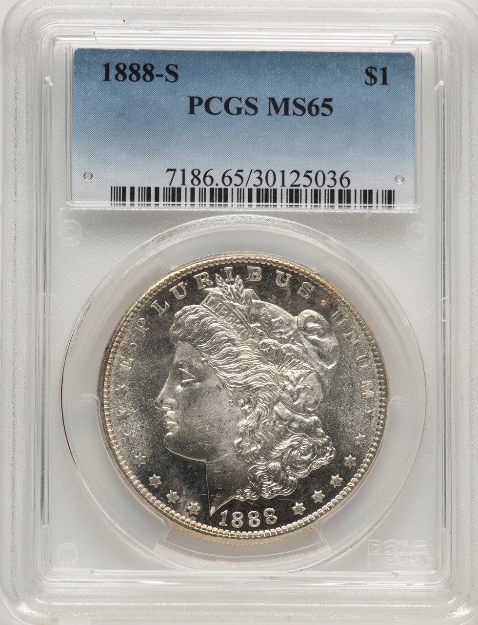 1888-S Morgan Dollar PCGS MS65