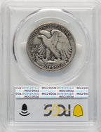 1921-D 50C Walking Liberty Half Dollar PCGS F12 (776661059)