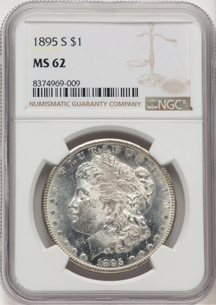 1895-S Morgan Dollar NGC MS62 (776657020)
