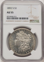 1892-S Morgan Dollar NGC AU55