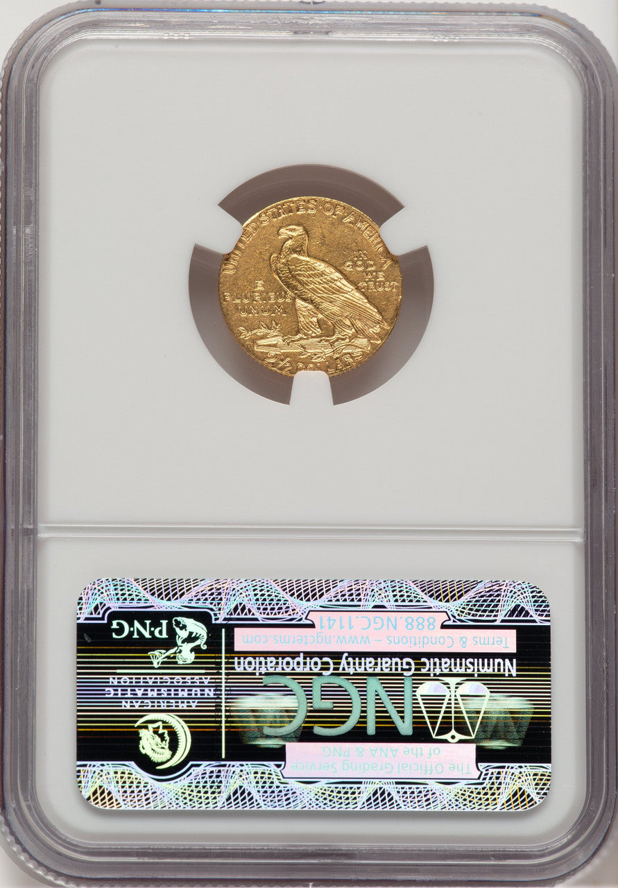 1911-D $2.50 Indian Quarter Eagle NGC AU58 (776661082)
