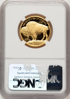 2008-W $25 Half-Ounce Gold Buffalo Brown Label NGC PF70