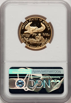 1991-P $25 Half-Ounce Gold Eagle Brown Label NGC PF70 (776771002)