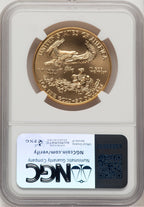 1996 $50 One-Ounce Gold Eagle Mike Castle NGC MS70