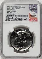 2017 Palladium Eagle 1 oz NGC MS70