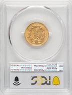 1856-S $3 Three Dollar Gold Pieces PCGS AU58