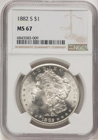 1882-S Morgan Dollar NGC MS67 (777065407)