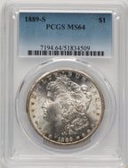 1889-S Morgan Dollar PCGS MS64 (520977013)