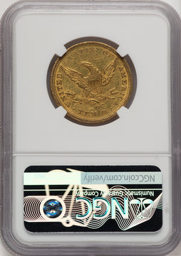 1847-O $10 Liberty Eagle NGC AU58 (777121005)