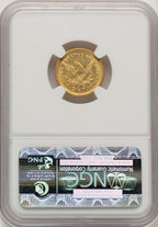 1846-O $2.50 Liberty Quarter Eagle NGC AU58 (777121001)