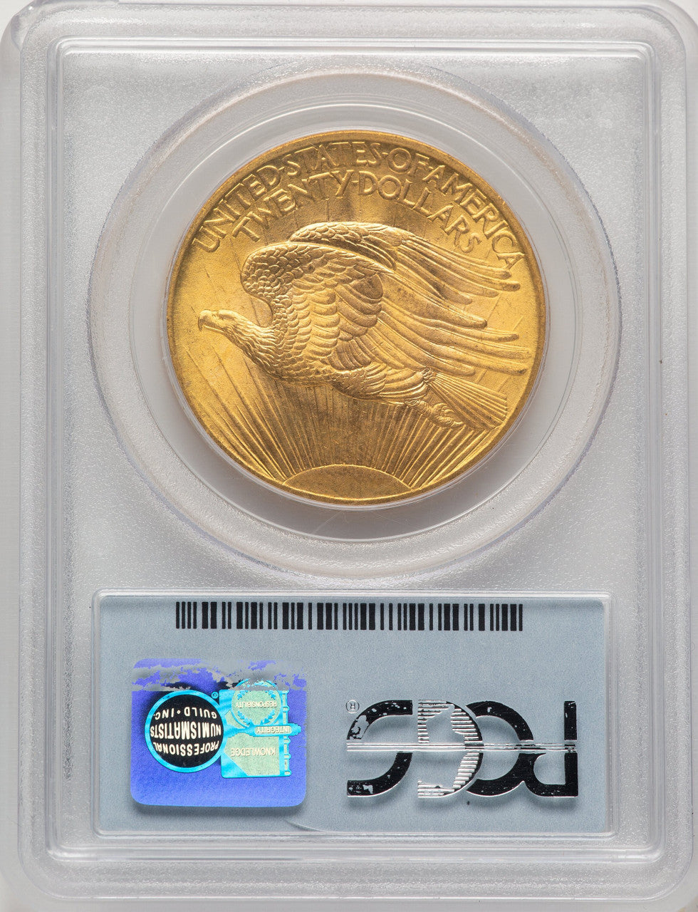 1908 NM $20 Wells Fargo Saint-Gaudens Double Eagle PCGS MS68 (776786001)