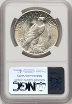 1921 Peace Dollar NGC MS63