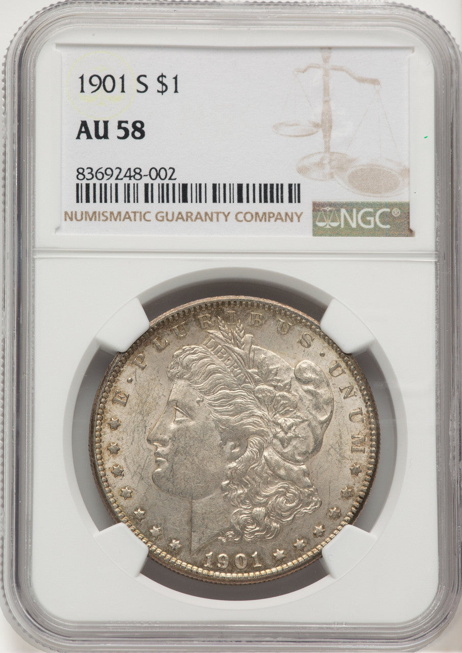1901-S Morgan Dollar NGC AU58