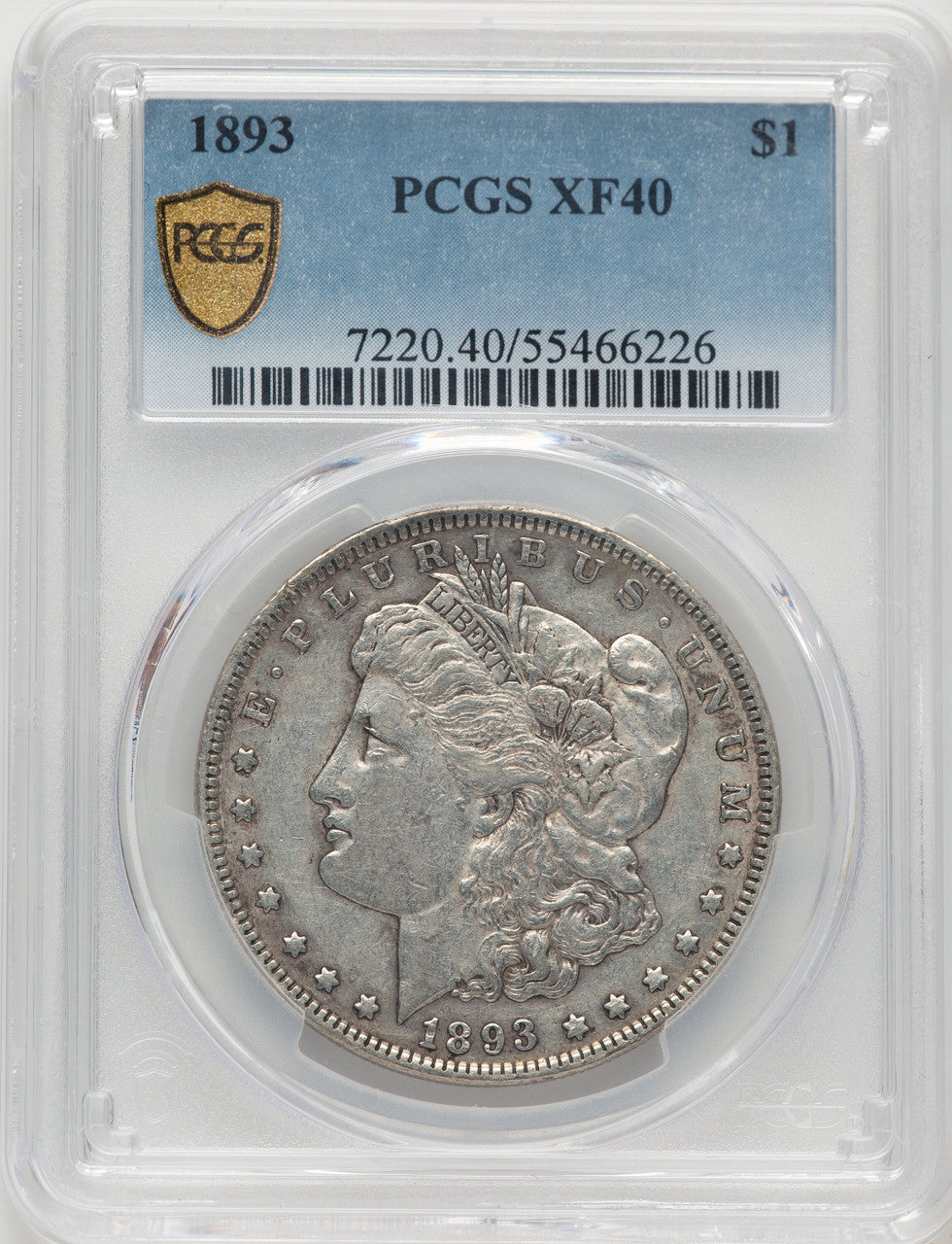 1893 Morgan Dollar PCGS XF40 (777139033)