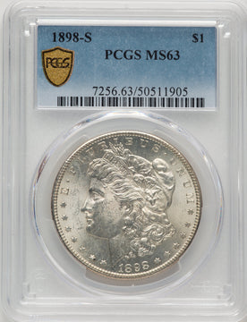 1898-S Morgan Dollar PCGS MS63 (777138003)