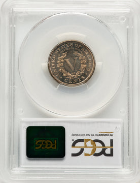 1885 5C CA Proof Liberty Nickel PCGS PR66