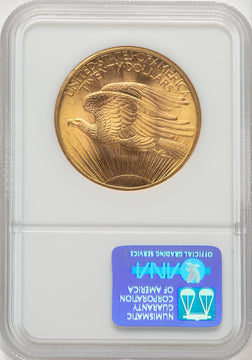 1908 NM $20 Wells Fargo Saint-Gaudens Double Eagle NGC MS67 (776494001)