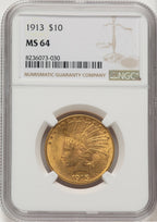 1913 $10 Indian Eagle NGC MS64