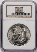 1892-O Morgan Dollar NGC MS63 (776894035)