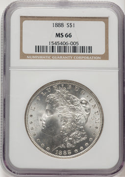 1888 Morgan Dollar NGC MS66 (776894032)
