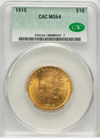 1915 $10 Indian Eagle CACG MS64