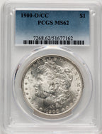 1900-O/CC Morgan Dollar PCGS MS62