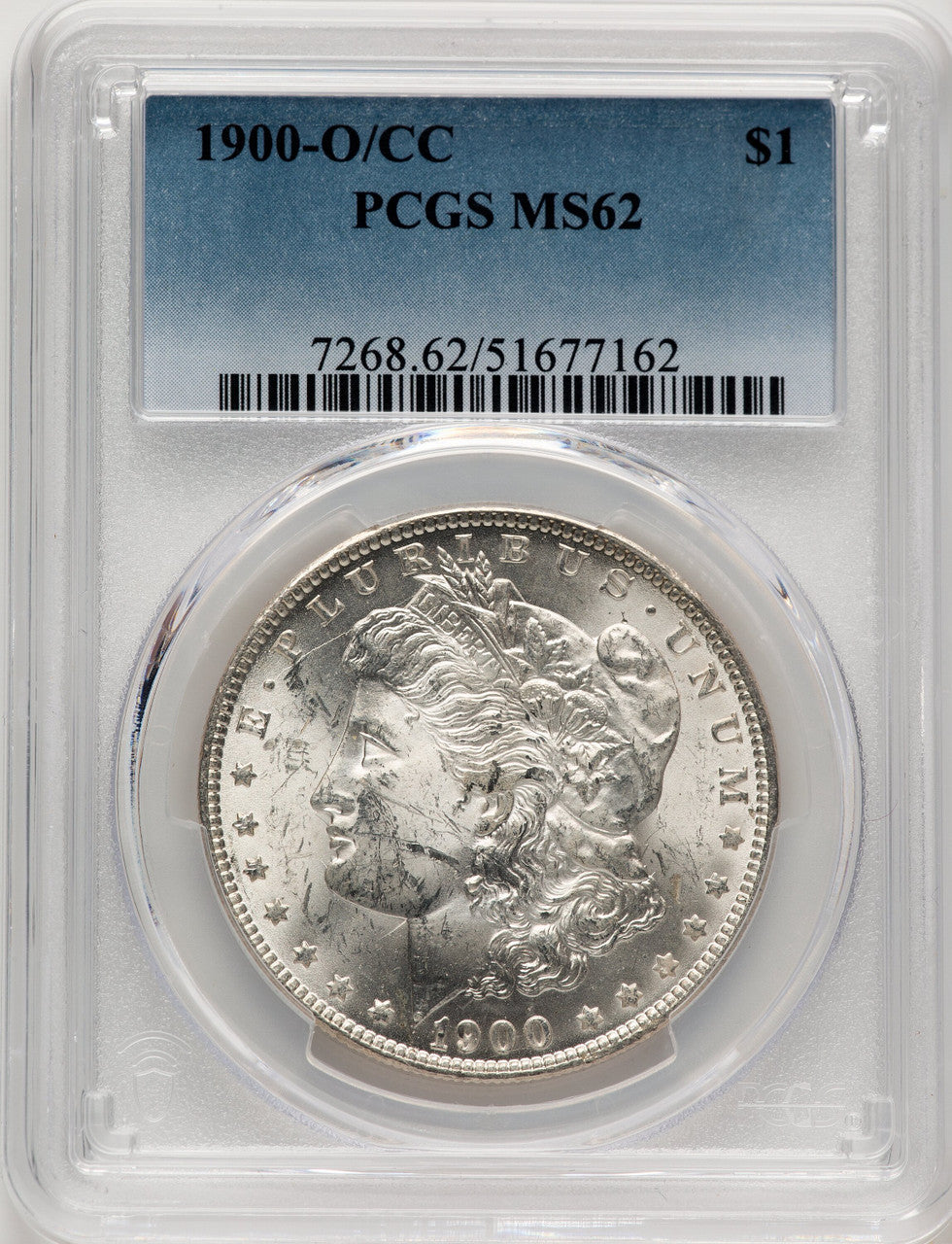 1900-O/CC Morgan Dollar PCGS MS62