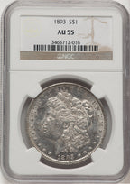 1893 Morgan Dollar NGC AU55 (776728008)