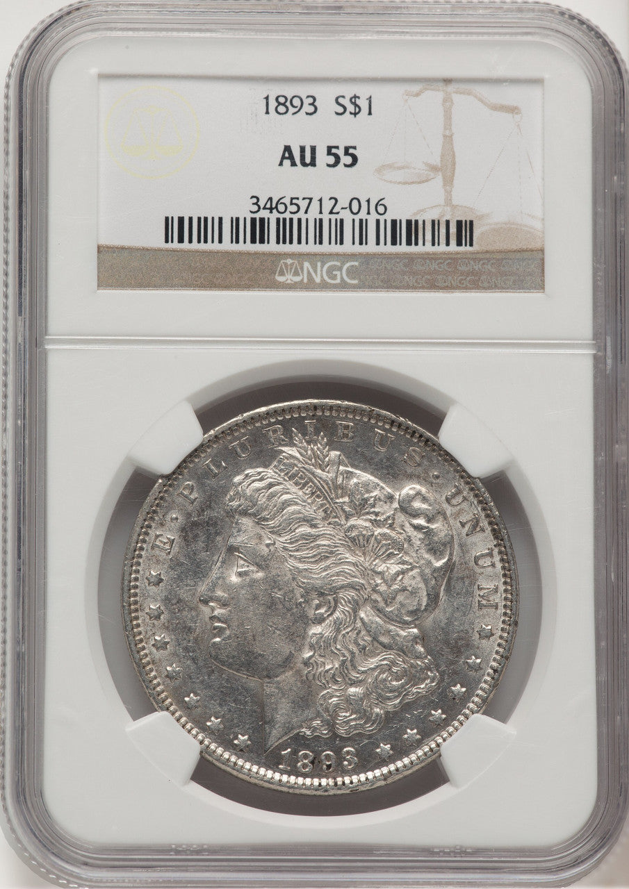 1893 Morgan Dollar NGC AU55 (776728008)
