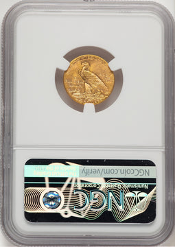 1915 $2.50 Indian Quarter Eagle NGC MS63 (776716064)
