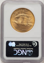 1908 $20 NO MOTTO Saint-Gaudens Double Eagle NGC MS67 (776494006)