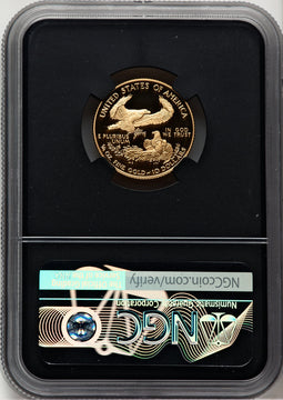 1995-W $10 Quarter-Ounce Gold Eagle Miles Standish NGC PF70