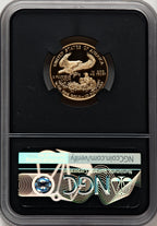 1999-W $10 Quarter-Ounce Gold Eagle Miles Standish NGC PF70
