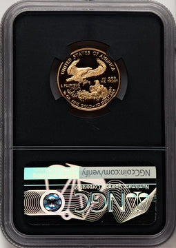2000-W $10 Quarter-Ounce Gold Eagle Miles Standish NGC PF70
