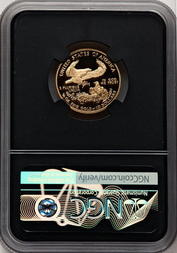 2003-W $10 Quarter-Ounce Gold Eagle Miles Standish NGC PF70