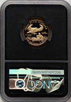 2018-W G$10 Quarter Ounce Gold Eagle Miles Standish NGC PF70