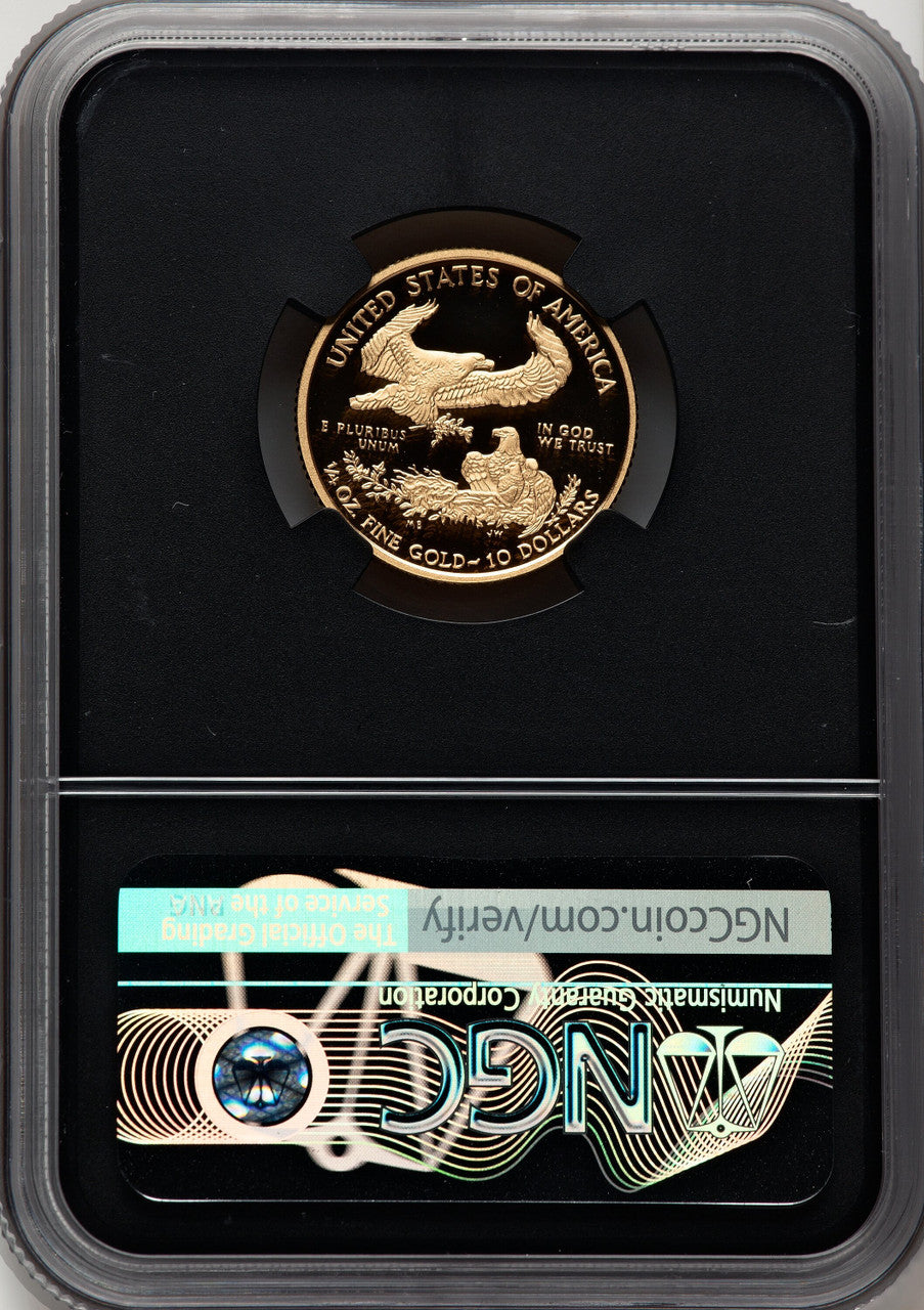 2020-W $10 Quarter-Ounce Gold Eagle Miles Standish NGC PF70