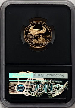 2006-W $10 Quarter-Ounce Gold Eagle Miles Standish NGC PF70