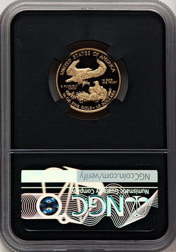 2012-W $10 Quarter-Ounce Gold Eagle Miles Standish NGC PF70