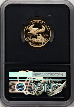 2014-W Quarter-Ounce Gold Eagle Miles Standish NGC PF70