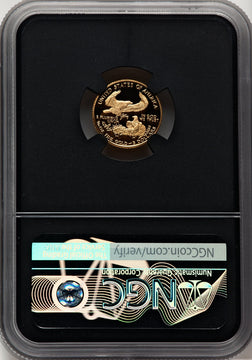 1988-P $5 Tenth-Ounce Gold Eagle Miles Standish NGC PF70