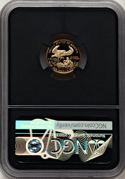 1992-P $5 Tenth-Ounce Gold Eagle Miles Standish NGC PF70