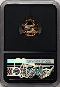 1998-W $5 Tenth-Ounce Gold Eagle Miles Standish NGC PF70