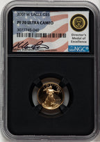 2007-W $5 Tenth-Ounce Gold Eagle Miles Standish NGC PF70